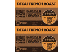 EKOCUPS extra coffee per cup decaf pod for a bolder taste.