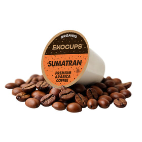EKOCUPS recyclable coffee pods packaging supports eco-friendly routines.