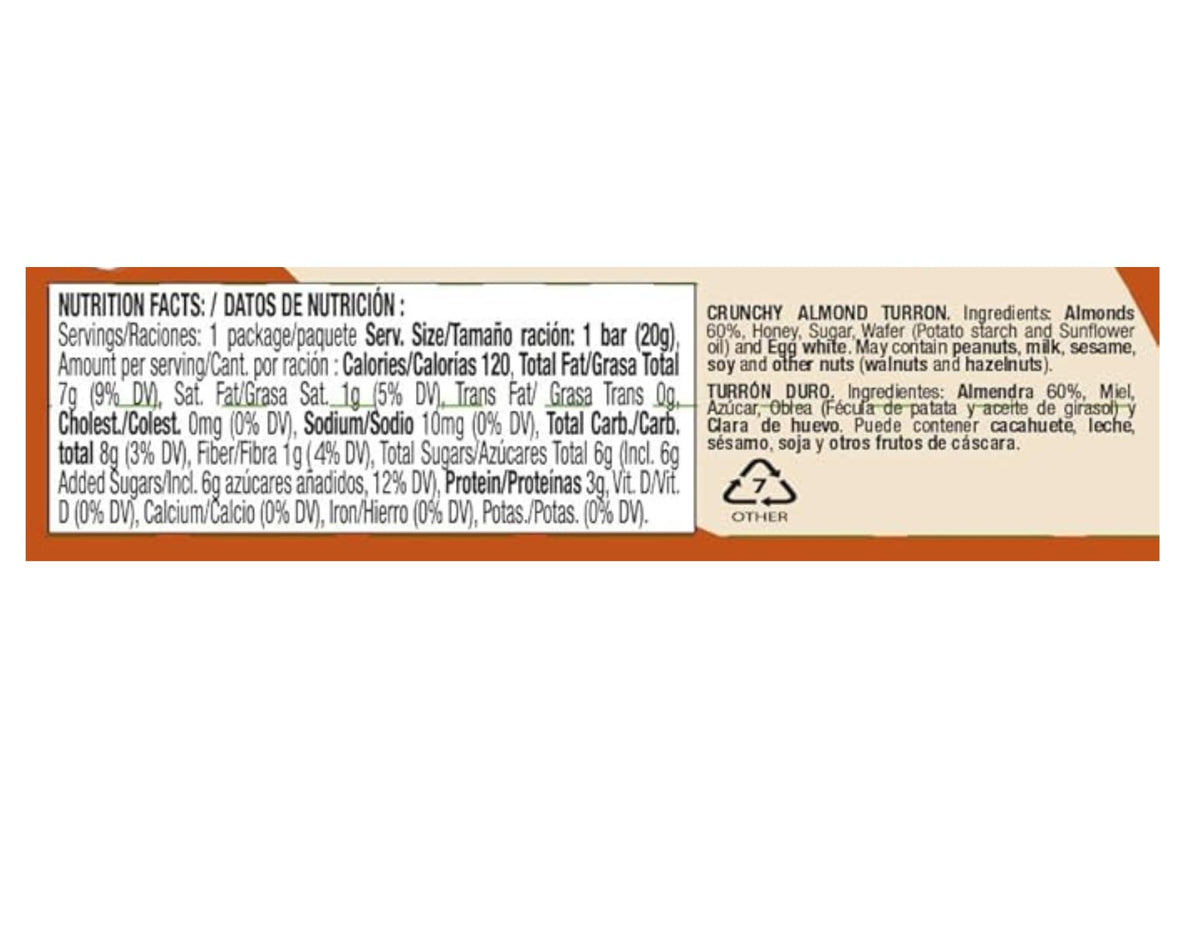 El Almendro Turron Blando bars gift-pack ready for Easter baskets.