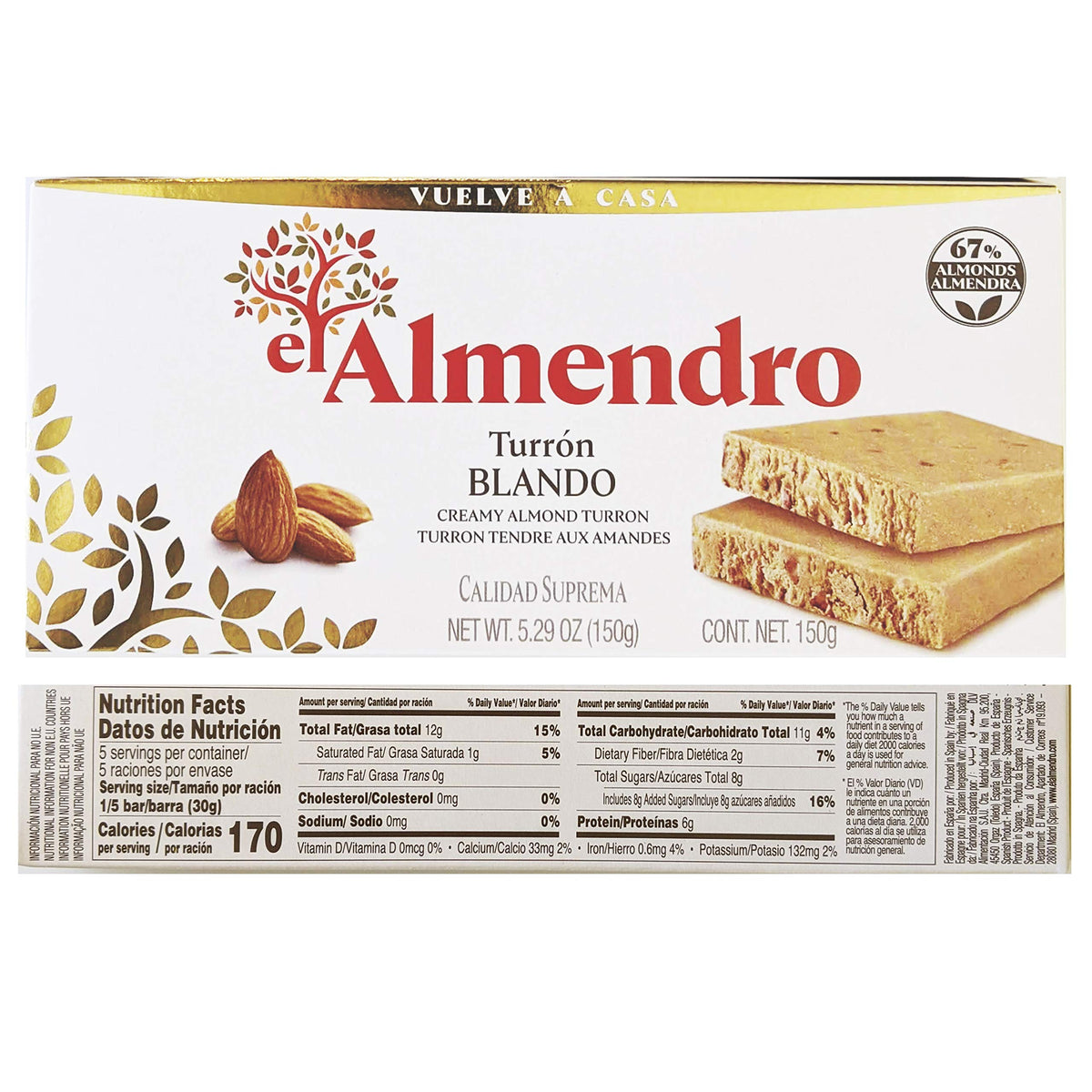 El Almendro Turron Variety Pack shows all three textures for tasting at home