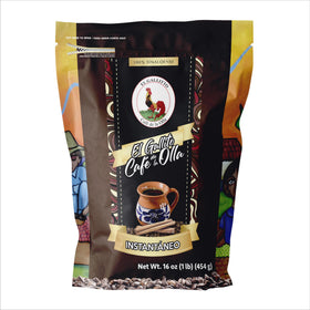 EL GALLITO Café de la Olla cup steaming with inviting aroma.