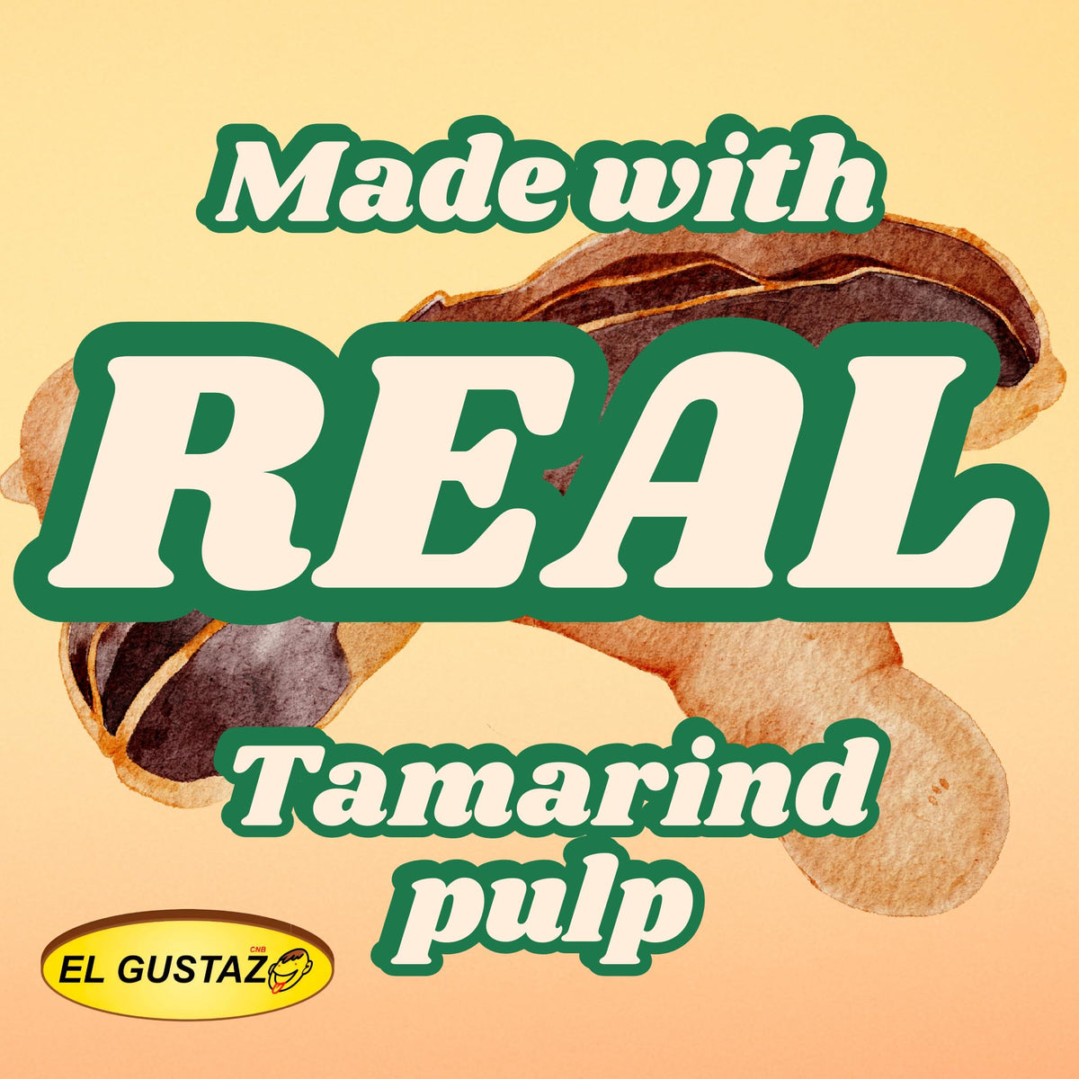 El Gustazo Tamarind Balls packaging view for gifting or sharing.