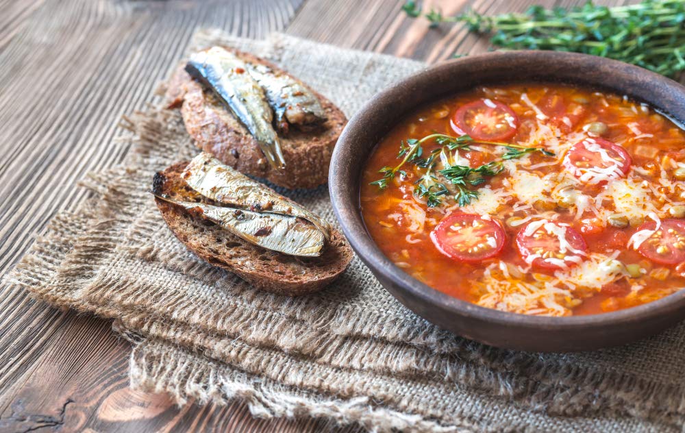 El Manar sardines plated on dish for meals