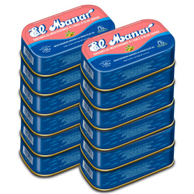 El Manar sardines tin front shows premium Tunisian product