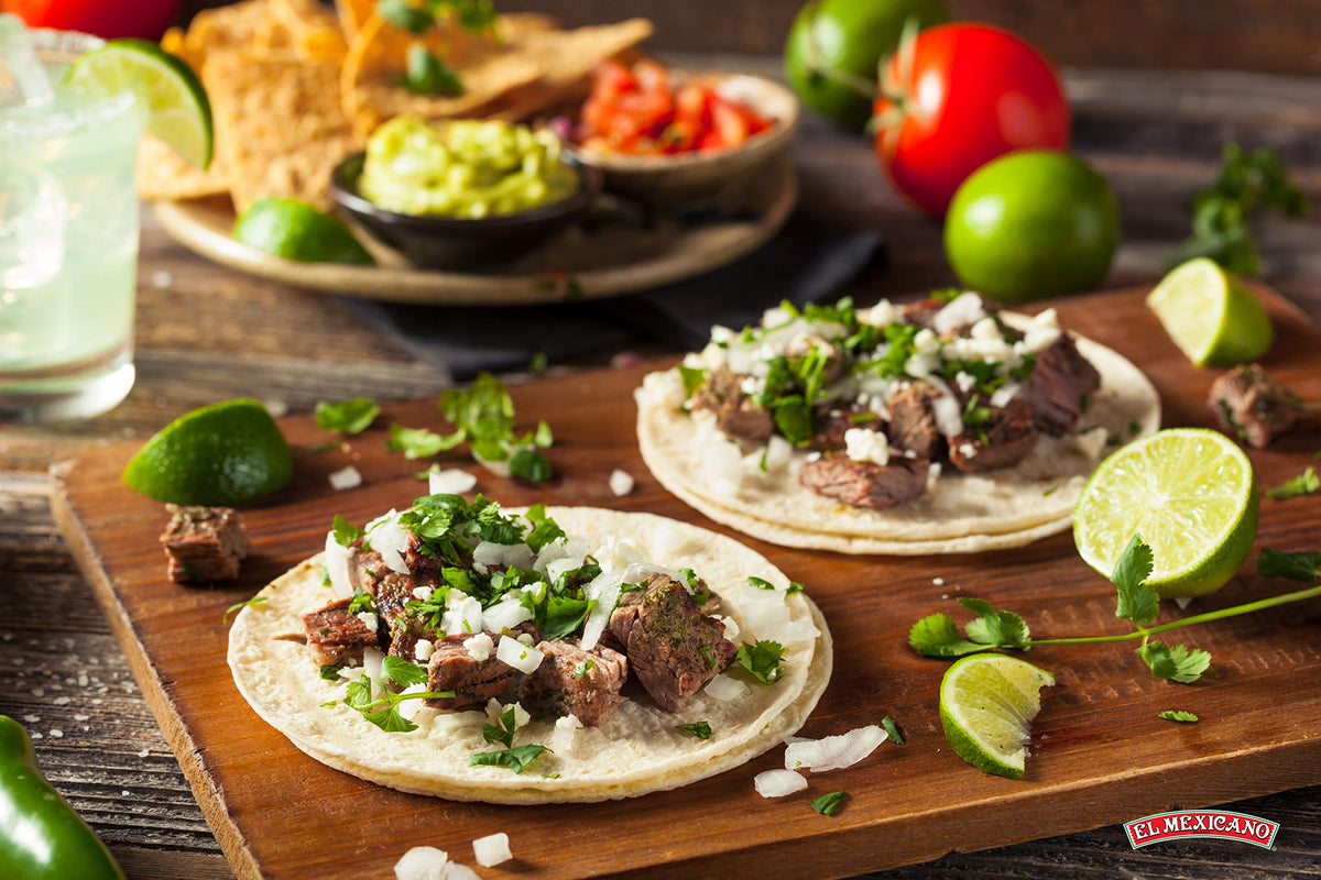 El Mexicano Carne Asada Seasoning topping burritos enhances aroma and taste
