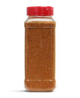 Close-up of El Mexicano Carne Asada Seasoning shows vibrant spice blend