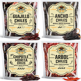 El Molcajete Ancho chile – whole dried peppers for rich moles