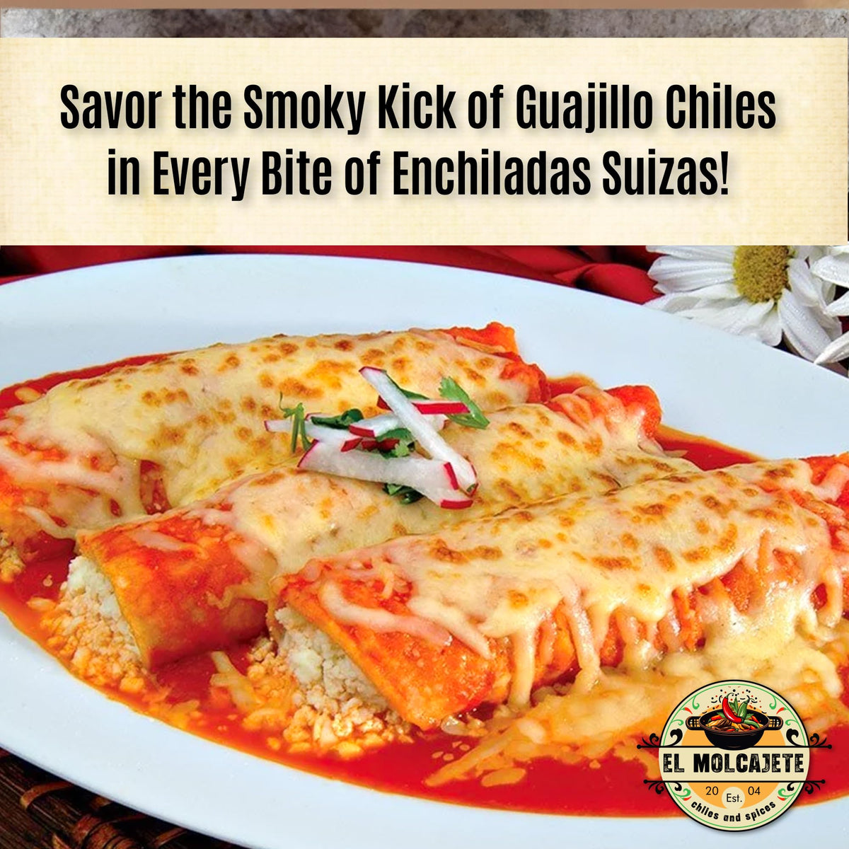 El Molcajete kitchen setup featuring dried chiles boosts authentic flavor in meals.