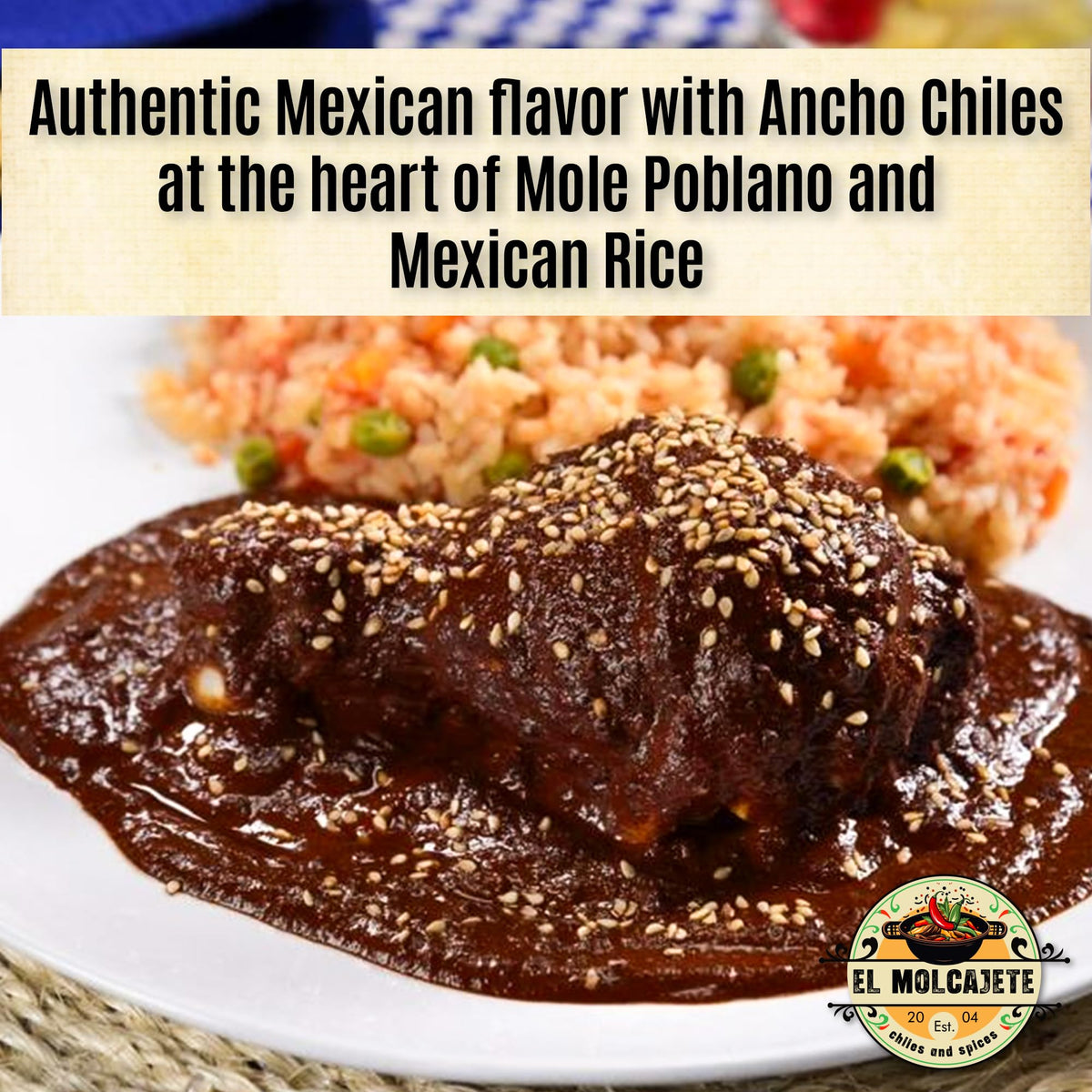 El Molcajete Resealable freshness pack keeps flavor fresh