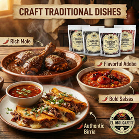 El Molcajete Variety Pack – diverse chiles for authentic Mexican cooking