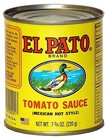 El Pato bottles close-up showing three flavors for bold weeknight meals