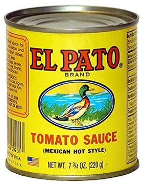 El Pato bottles close-up showing three flavors for bold weeknight meals