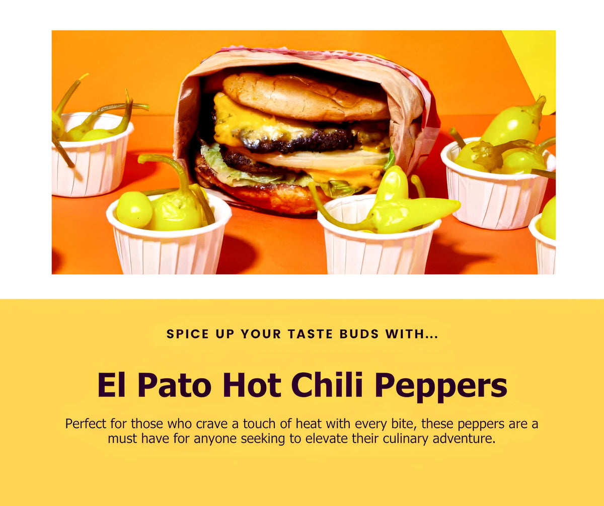 El Pato kosher pickled peppers snack straight from jar