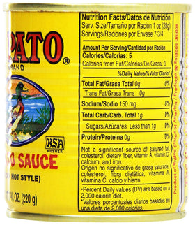 El Pato sauce pack on tacos to add authentic flavor