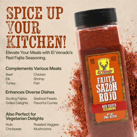 El Venado Fajita Sazon Rojo on grill elevates searing and fajita flavor.