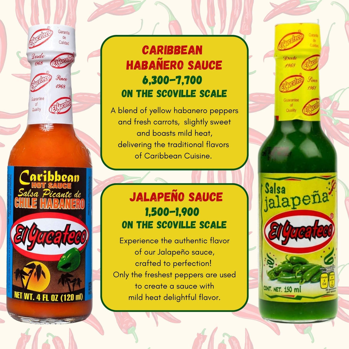El Yucateco Black Label Reserve bottle offers smoky heat for steaks and soups.