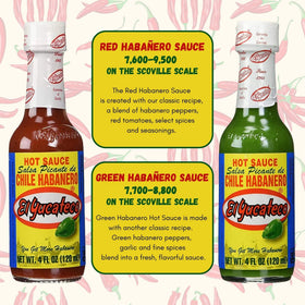 El Yucateco Caribbean bottle blends yellow habanero and carrots for a sweet, mild kick.