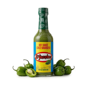 El Yucateco Green Habanero bottle front shows authentic green heat and brand appeal.