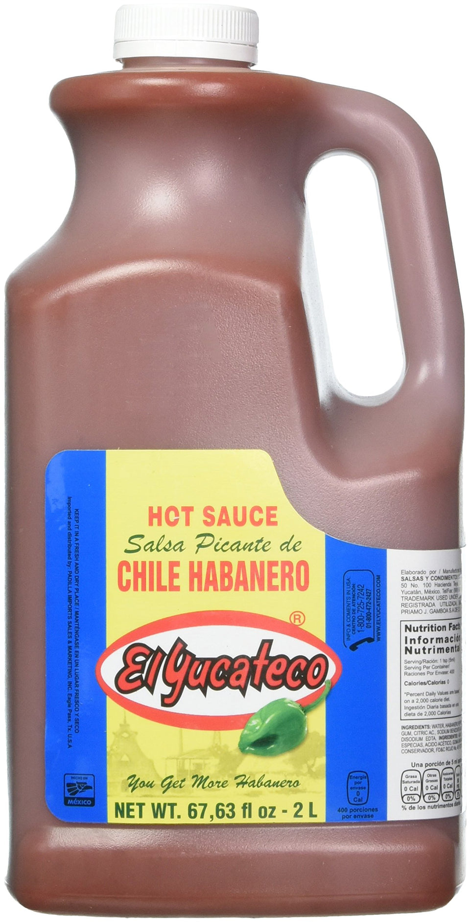 El Yucateco Red Habanero hot sauce bottle adds bold heat to dishes