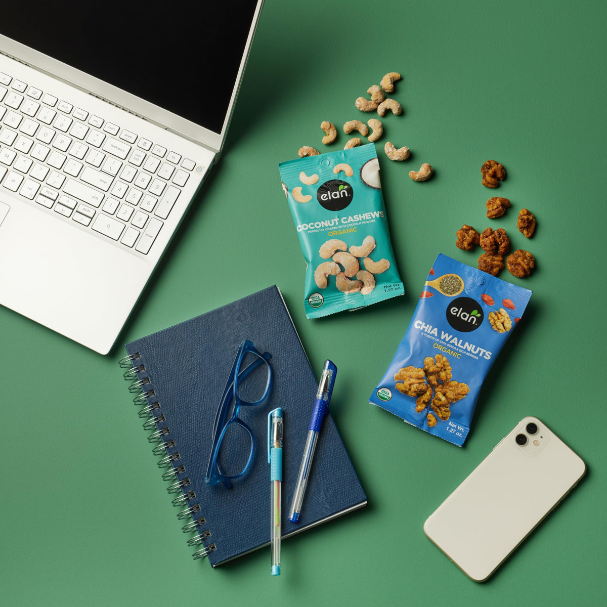 Elan recyclable packaging supports eco-conscious snacking.