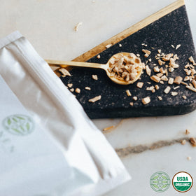 Elanen Naturals resealable BPA-free packaging keeps herbs fresh.