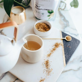 Elanen Naturals elderflowers hinting at hair and skin care blends