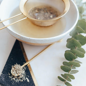 Elanen Naturals laboratory-tested eucalyptus tea label demonstrates thorough quality checks
