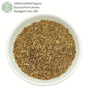 Elanen Naturals organic dried elderflowers in resealable BPA-free packaging