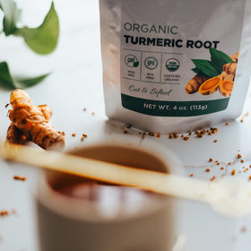Elanen Naturals organically grown turmeric root from India
