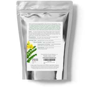 Elanen Naturals senna tea in BPA-free packaging for safe storage.