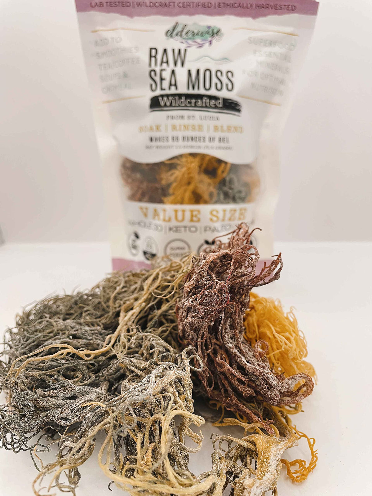 Bowl of ready-to-use Elderwise Sea Moss gel for smoothies and sauces