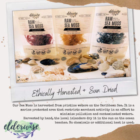 Elderwise Sea Moss Purple natural purple color, ideal for vibrant recipe colors.