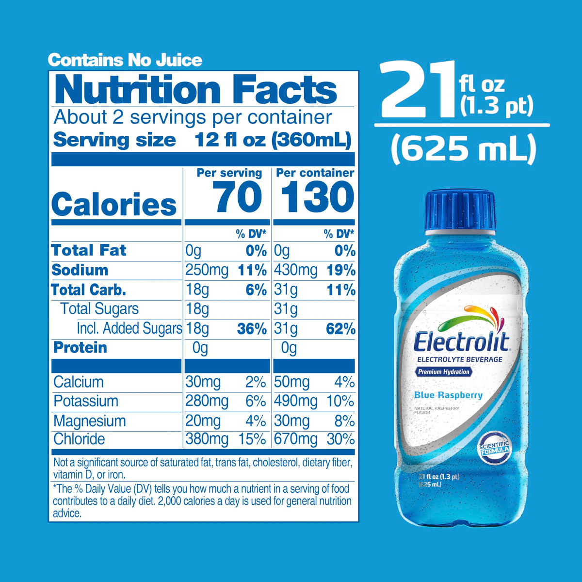 Lifestyle scene with Electrolit Blue Raspberry for workouts and travel