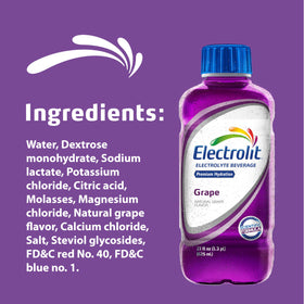 Electrolit Grape enjoyed during a workout for a refreshing rehydration option.