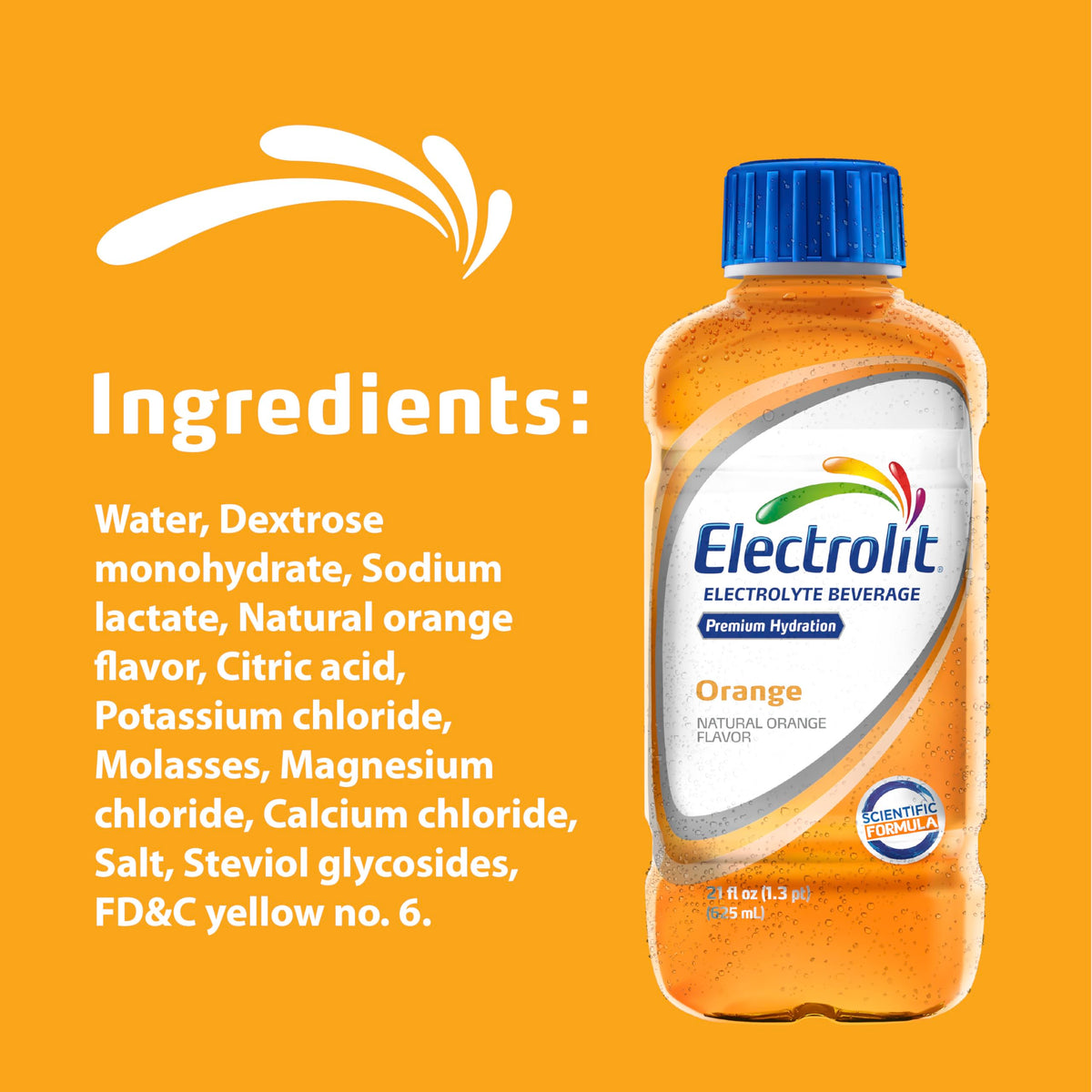 Electrolit label closeup highlighting electrolyte balance