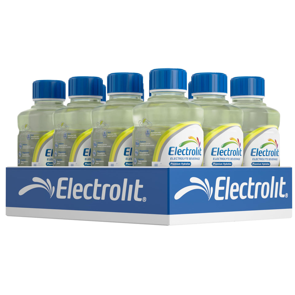 Electrolit Lemon-Lime 21oz bottle for on-the-go hydration.