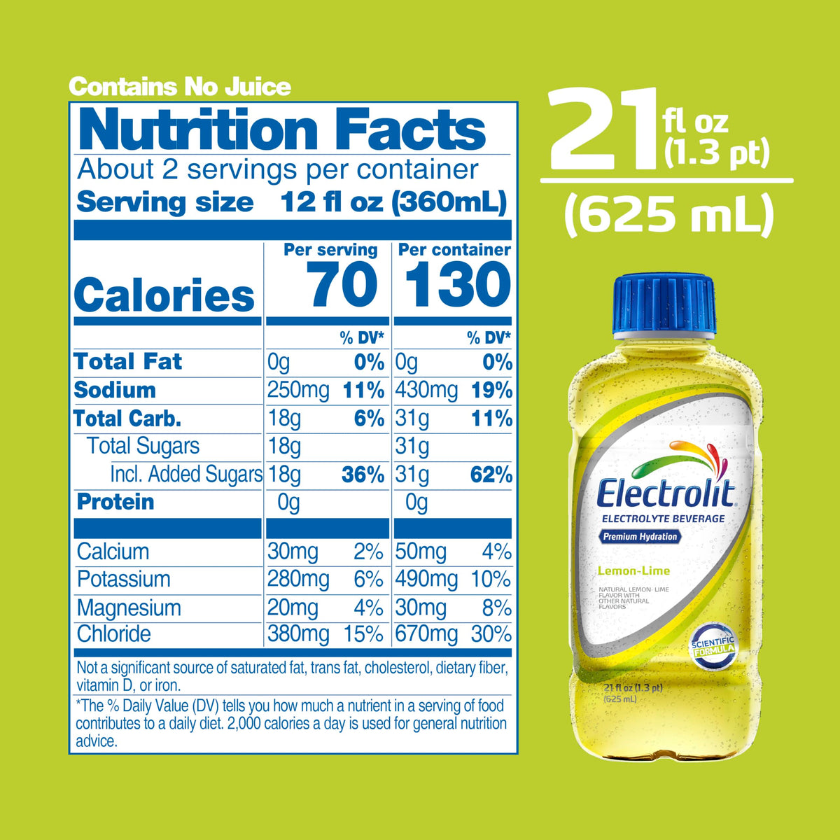 Electrolit Lemon-Lime bottle during workout for steady hydration.