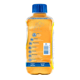 Electrolit Mango glass pour after workouts for quick refresh.