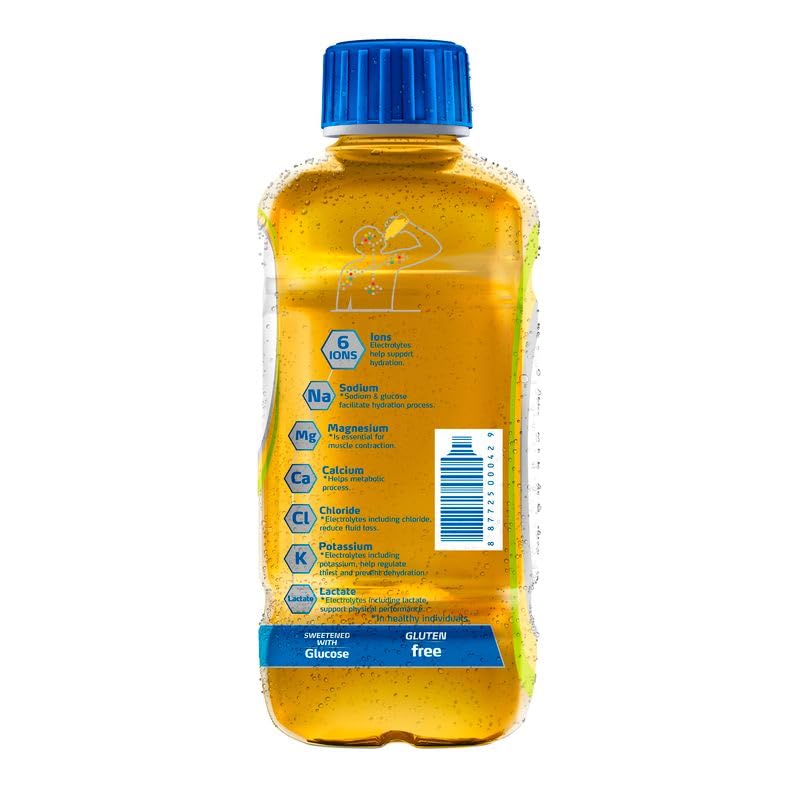 Electrolit Passion Fruit label on bottle for flavorful hydration.