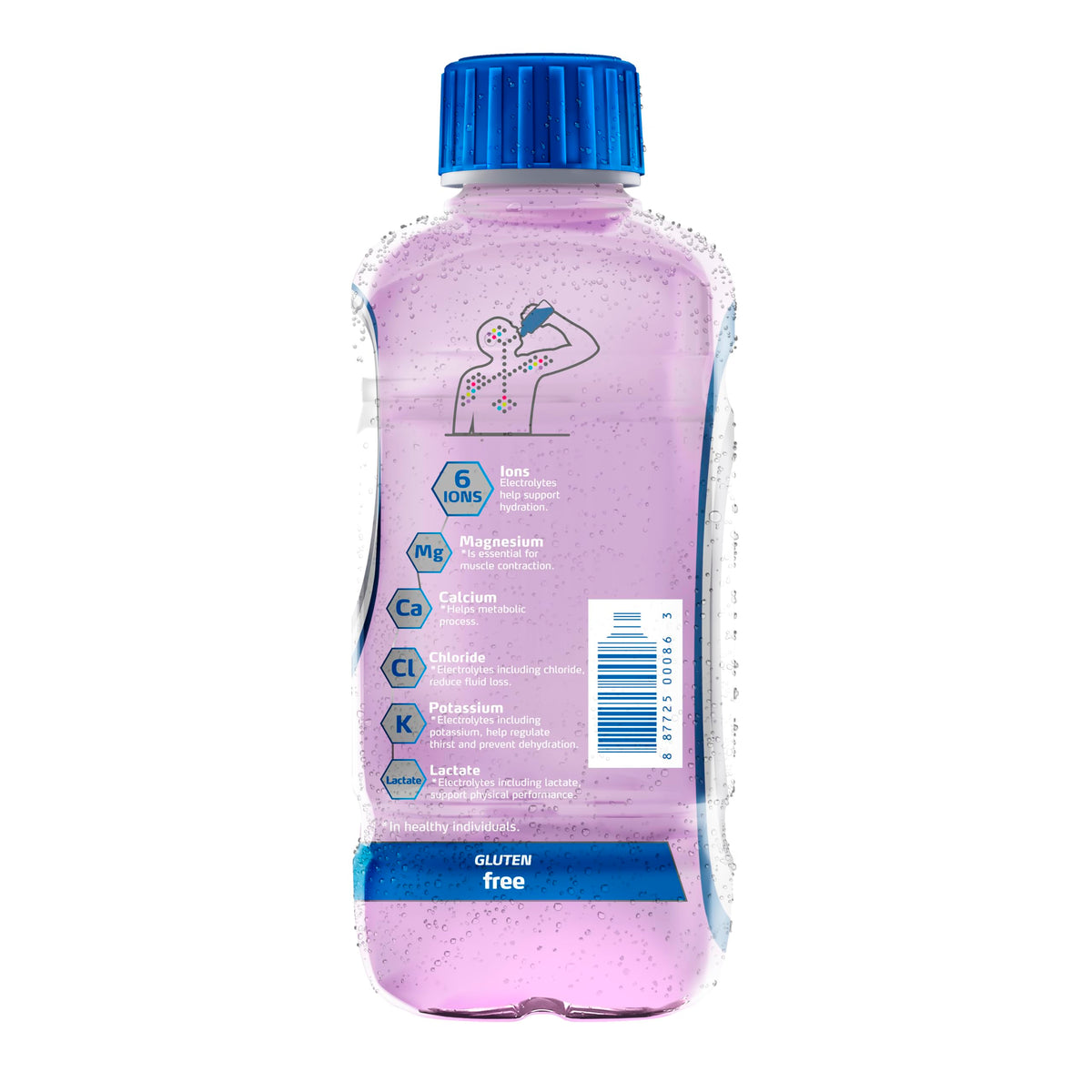 Electrolit Zero Berry Blast in a glass, refreshing berry flavor on a hot day