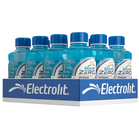 Electrolit Zero blue raspberry bottle ready for quick hydration