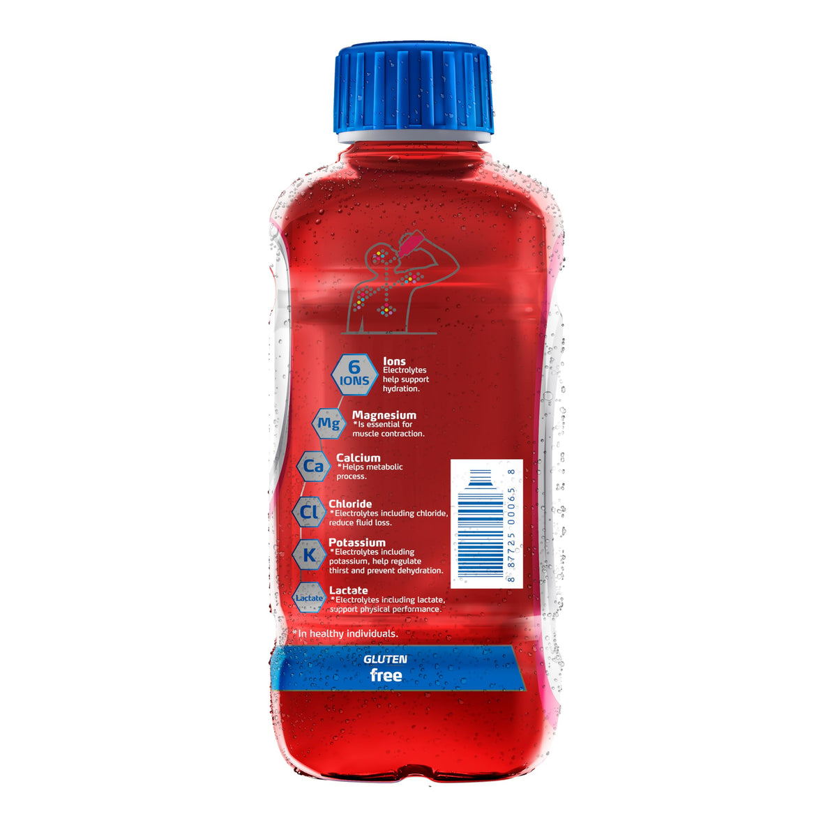 Pouring Electrolit Zero Fruit Punch into a glass for quick refreshment.