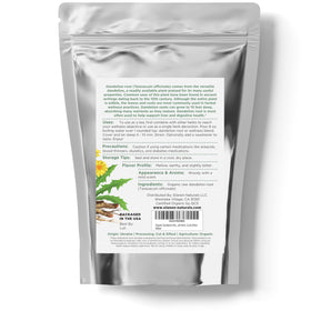 Elanen Naturals dandelion root sample undergoing lab analysis for quality.