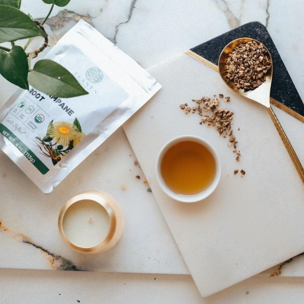 Elanen Naturals elecampane root from organically grown sources.