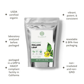 Elanen Naturals USDA Organic seal verifying certified standards.