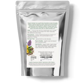 Elanen Naturals dried herbs on scoop illustrating convenient loose leaf prep