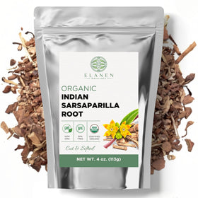Elanen Naturals sarsaparilla root cut-sifted for tea blends.