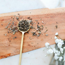 Elanen Naturals tea brew setup close-up invites warm steam.