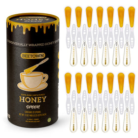 Elephant Park on-the-go honey spoons dissolve quickly in hot drinks.
