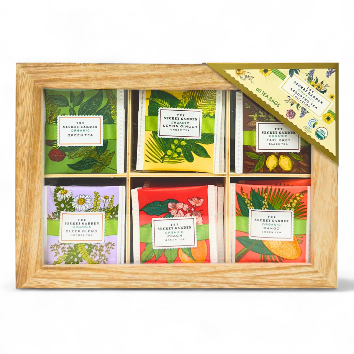 Elephant Park premium tea sampler box front, ideal for gifting.